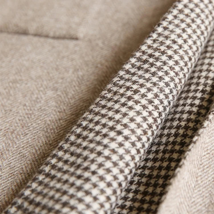 New Fashion Female Wholesale OEM Mid Length Alpaca Winter Wool Coat  for Women