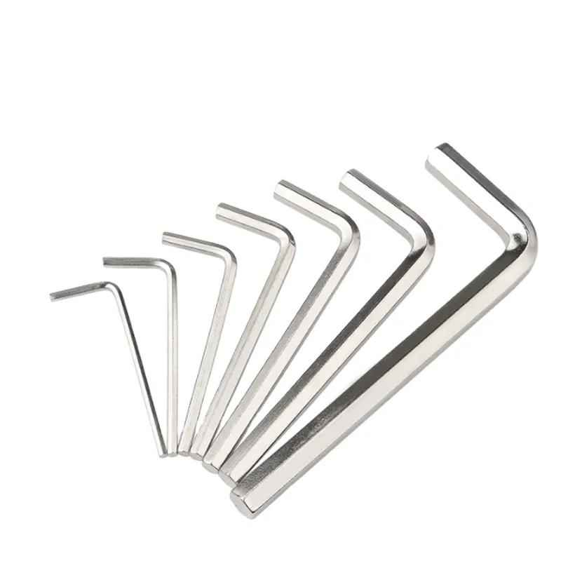 Метрический шестигранный ключ L-типа из легированной стали твердый металлический короткий