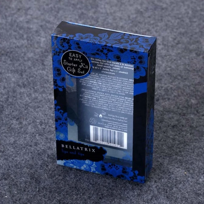 Custom logo clear PVC boxes for gel polish bottle Wholesale nail polish packaging box