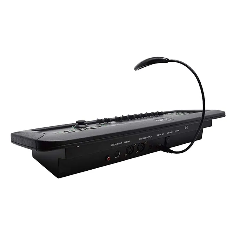 POWER on Console DMX512 Controller Controls 12 intelligent lights of up to 16 channels Beat-activation tap sync auto run
