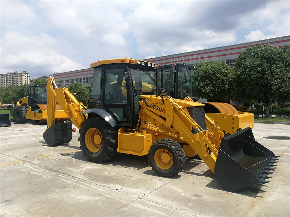 Chinese Brand Changlin 630A 4X4 7.6 t Mini Backhoe Loader with Diesel CE EPA Engine