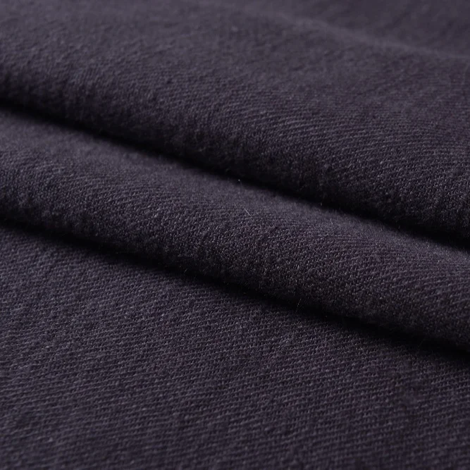 286gsm осенне-зимняя натуральная хлопковая ткань ramie с ценой на одежду