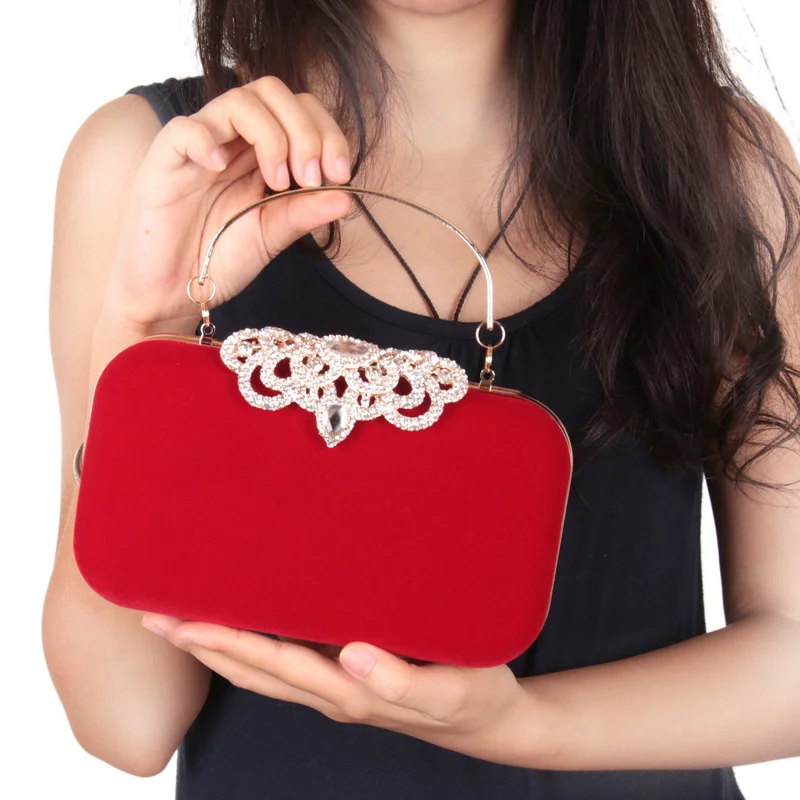 Вечерняя Сумка-клатч с узором «Русалка», бархатная обеденная сумочка из сплава с короной и стразами, женская сумка для банкета в европейском и американском стиле