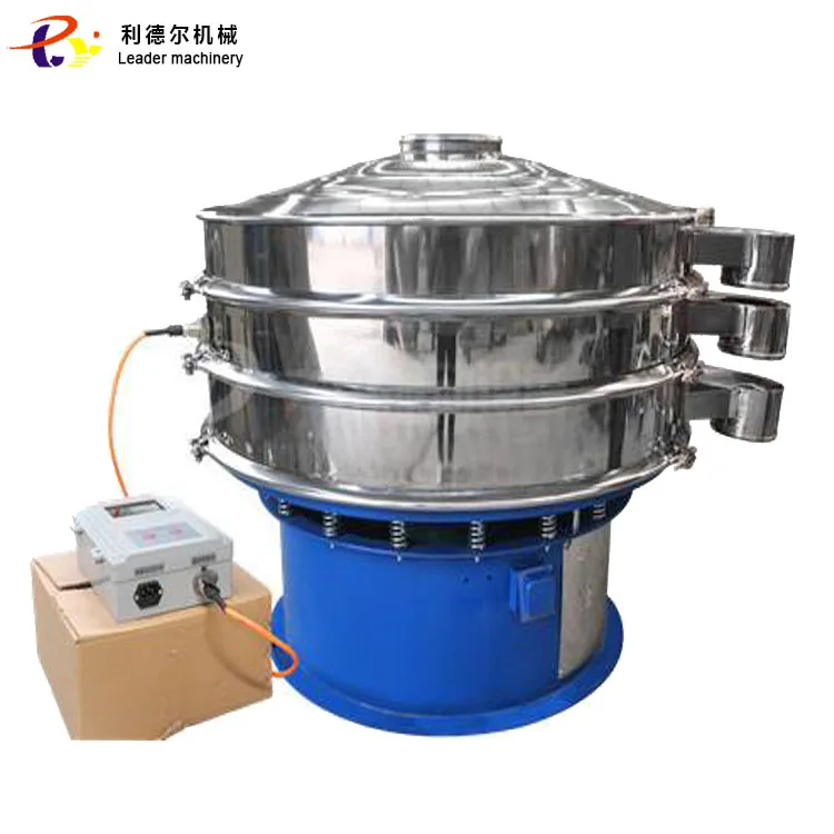High Frequency 200 Mesh Wheat Flour Rotary Circular Sieve Shaker Vibrating Screen Sieve Machine