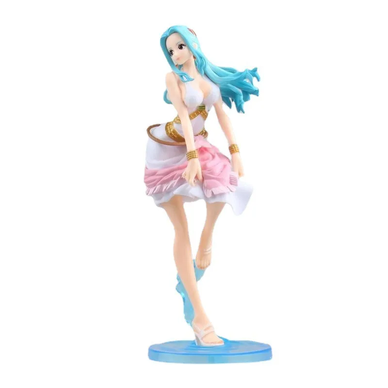 Anime Figure Nefeltari Vivi Blue Long Haired PVC Action Figures Collectible Model Decorations Toys Gift 24cm
