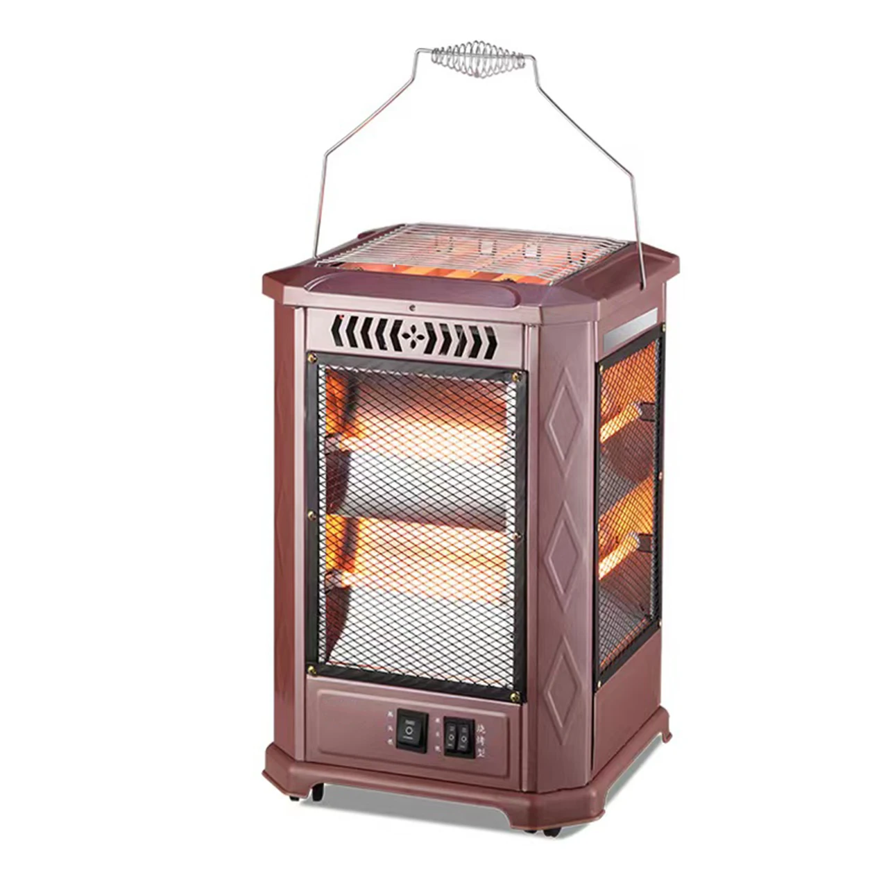 Portable Outdoor Heater BBQ Halogen Infrared Electric Heater Quartz Heater
