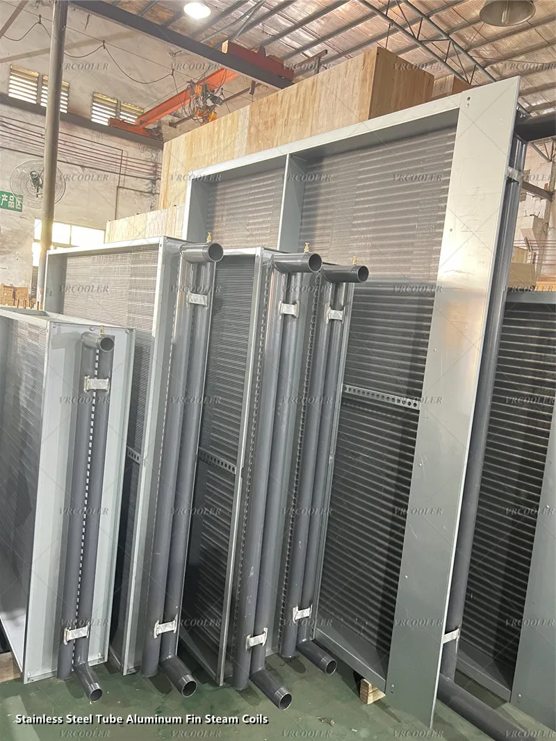 Cst Aluminum Tube Fin Heat Exchanger Coil Evaporator Condenser Refrigeration Cooling Coils