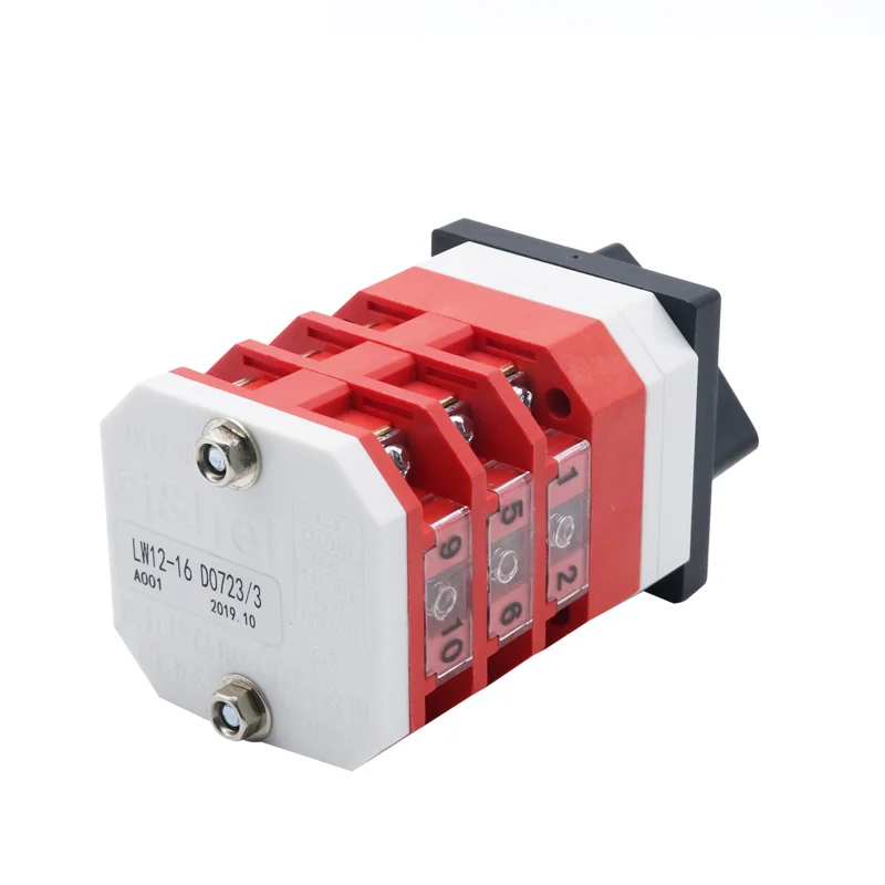 Solar LW12-16D0724/3 Series 16A Rotary Changeover Switch For Welding Machine Rotary Cam Switch