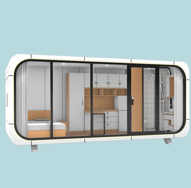 Outdoor office pod homes prefabricated modern mobile cabin portable hotel