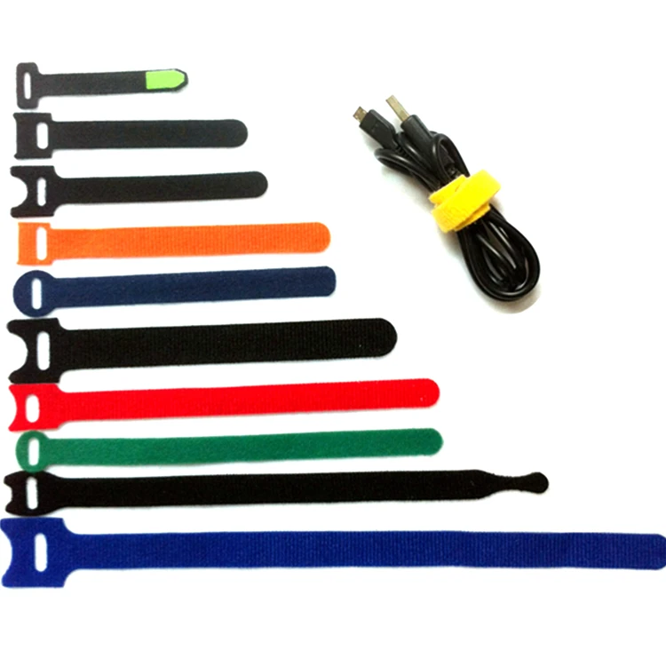 Double Sided Cable Tie Hook and Loop