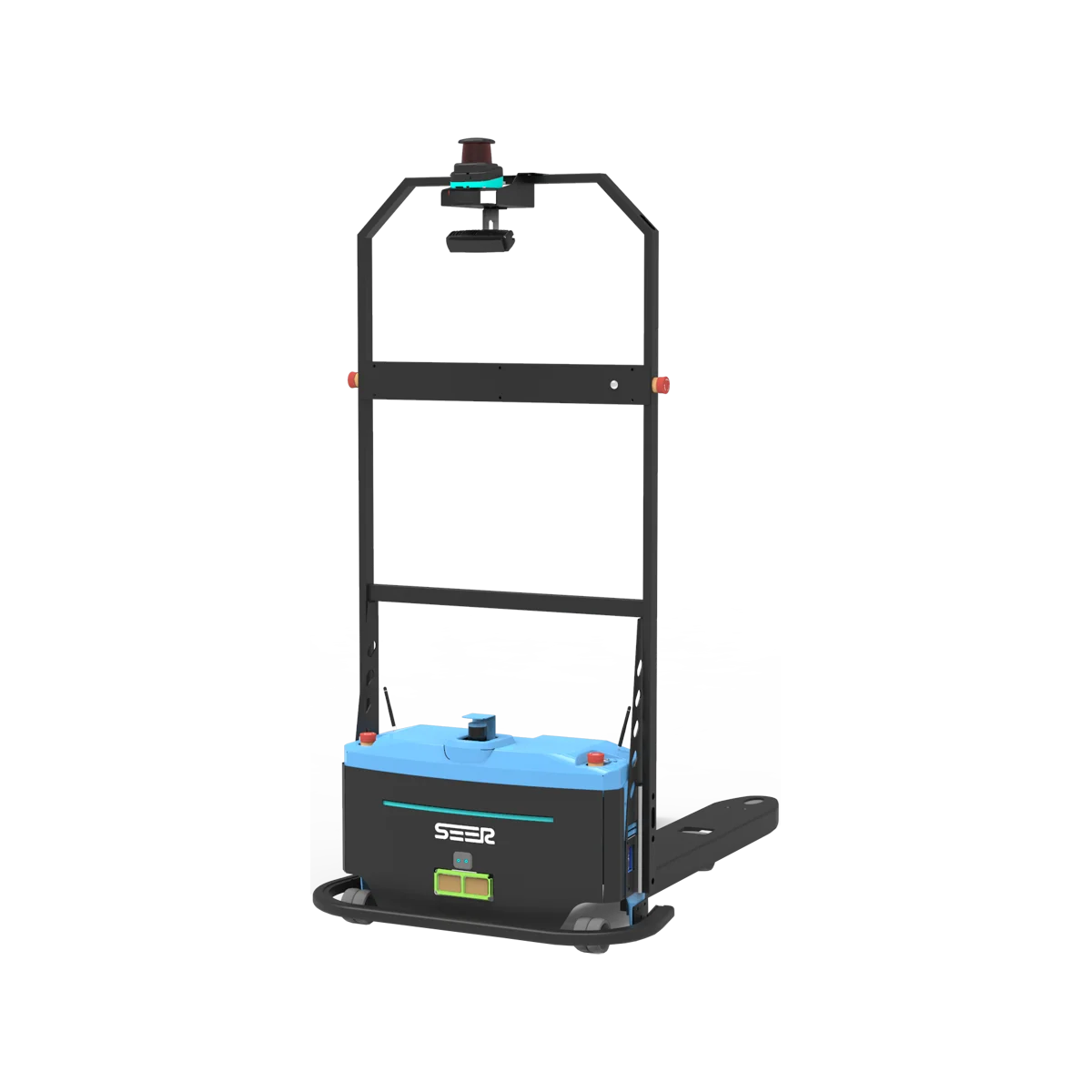 Empilhadeira De Corredor Estreito 4 Way Four Direction 1.5t 2t 2.5t Electric Reach Forklift Narrow Aisle Forklift