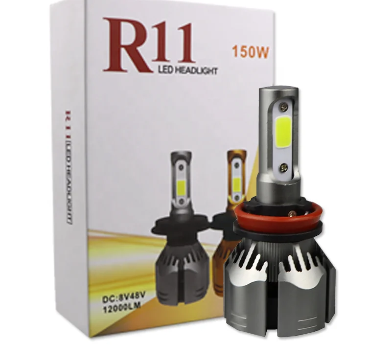 Led Light High Bright Powerful Led Headlight 48w 12000lumen 6500k Led Headlight Bulbs Auto Lighting System H1 H3 H4
