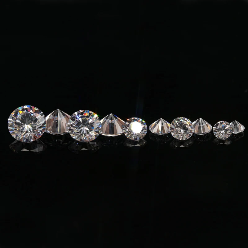  Redleaf Gems 5A 10 Hearts And Arrows Loose Stone Price Cubic Zircon For Jewelry Making