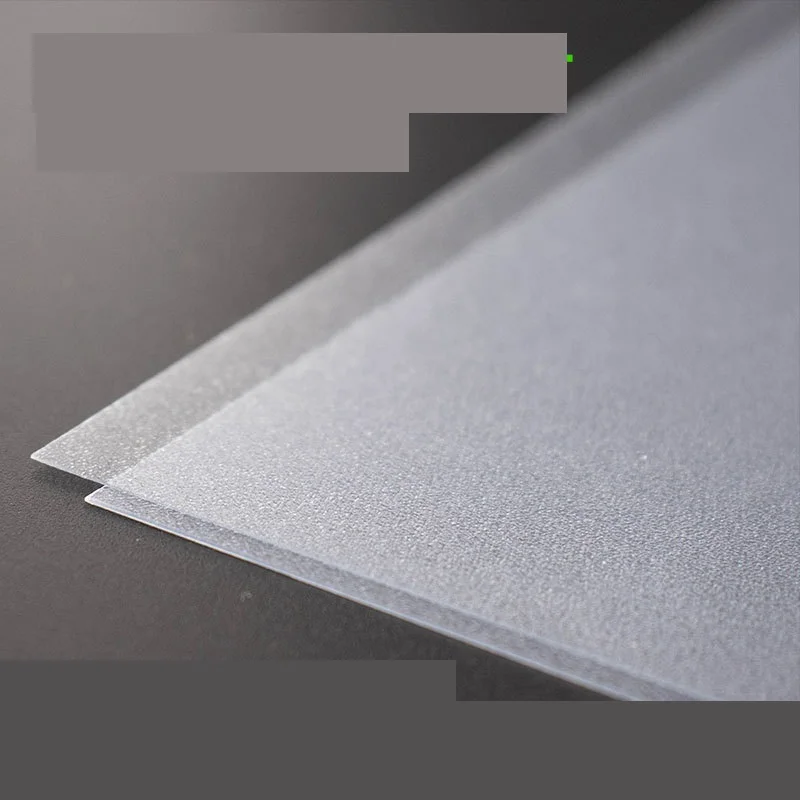 Factory direct selling PVC sheet semi-transparent frosted film waterproof plastic pvc film roll