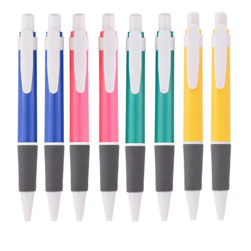 Soft Rubber Coated Finishing Plastic Ball Pens with Custom Logo
