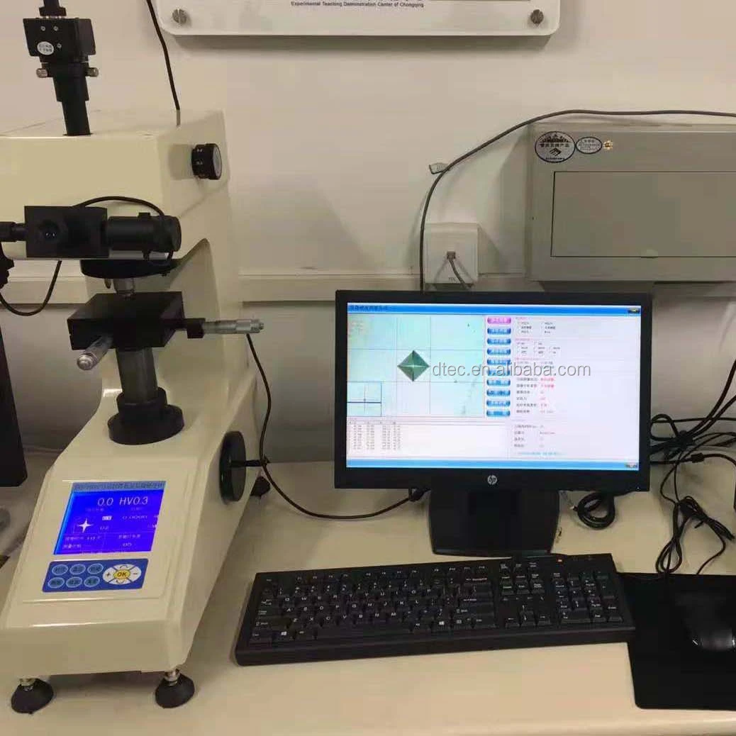 DTEC DHV 10D Digital Large Screen Vickers Hardness Tester Desktop Type for Metal Hardness Test in Laboratory