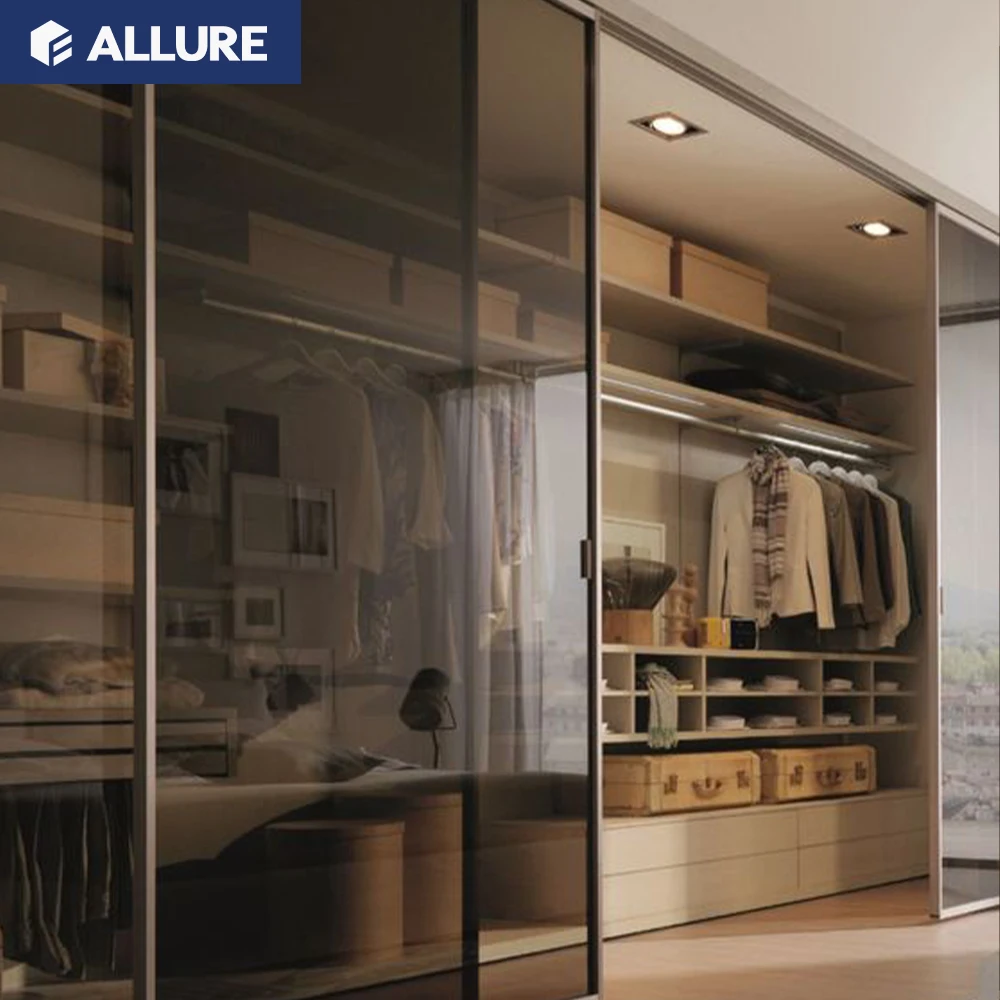 Allure Laminate Wardrobe Designs Smart Top Quality Wooden Wardrobe Closet Melamine Wardrobe Set