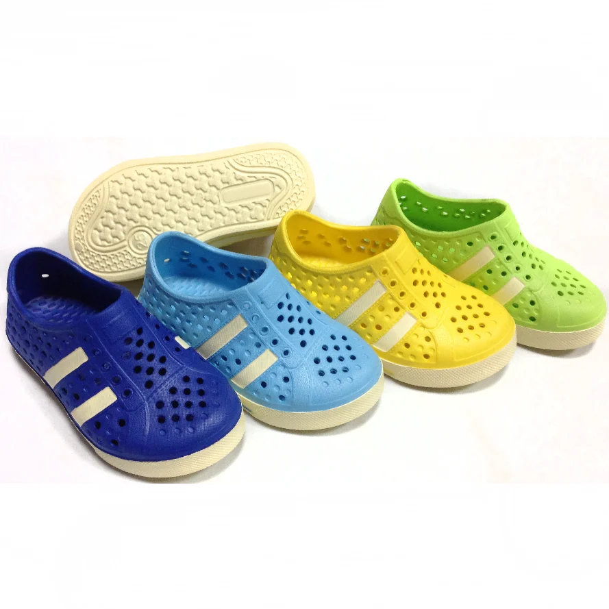 Высококачественные удобные красочные садовые сабо для мальчиков и девочек Желейная обувь с отверстиями детские из ЭВА