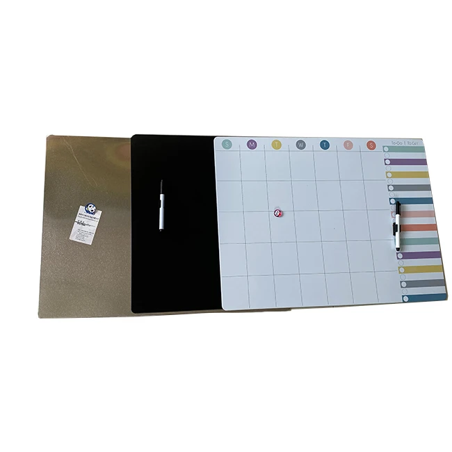 
Custom-made color patterns tinplate planning board and message board 