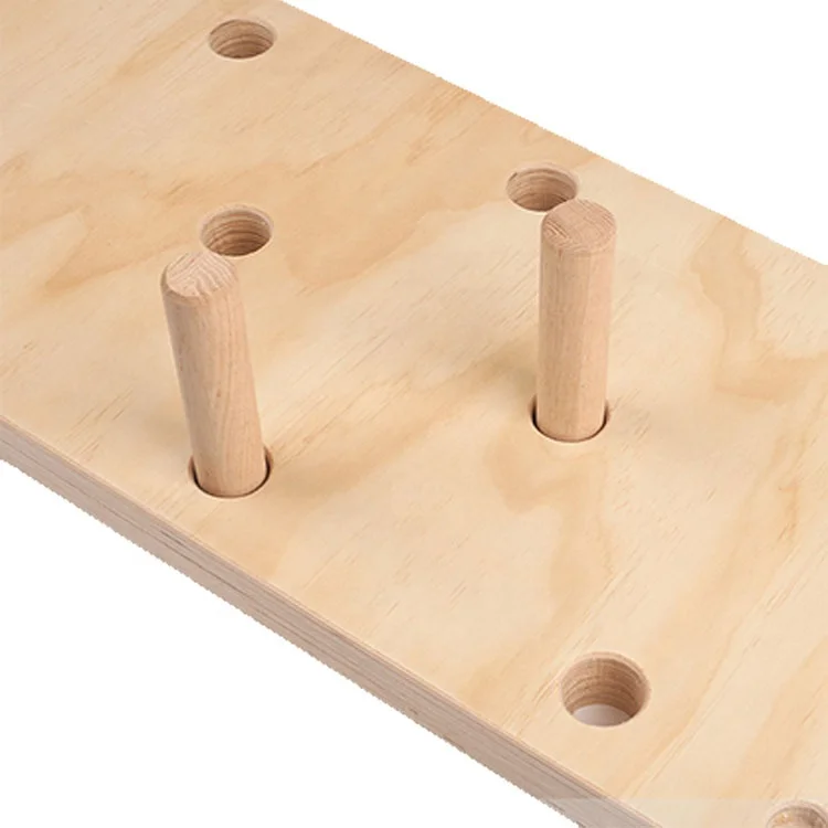 UNIQ low MOQ Wooden Custom logo Climbing Hand Board Training Board