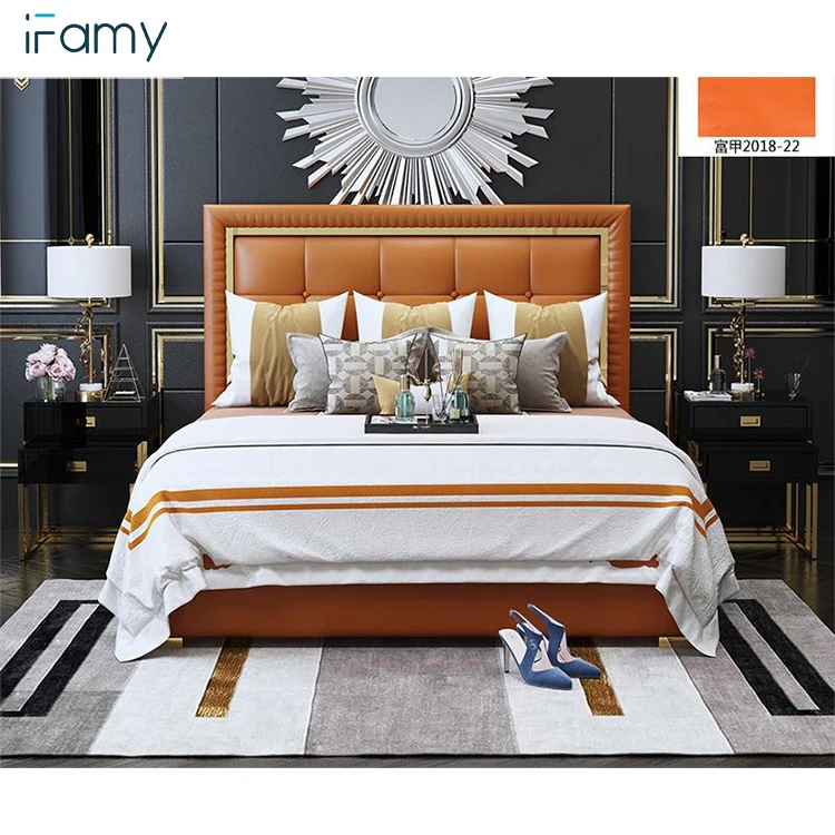 
New Modern bedrom set bedroom furniture for whole house project 