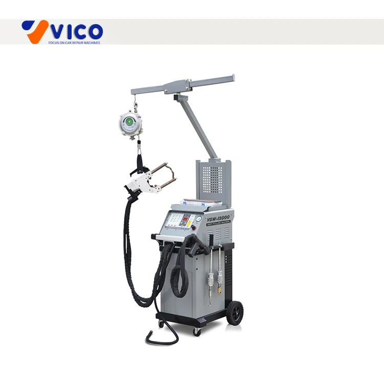 Vico Hot sale multifunctional Resistance Double side spot welder  VSW-11000/13000 with C-type Gun auto workshop dent puller
