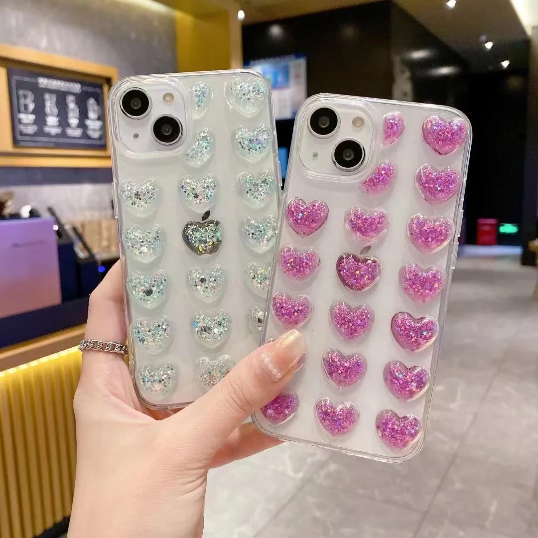 Чехол для телефона с динамическим зыбучим песком для Iphone 15 14 13 12 Pro Max 6s 7 8 Plus X Xr Xs Max Se милые значки Жидкий блеск прозрачный чехол