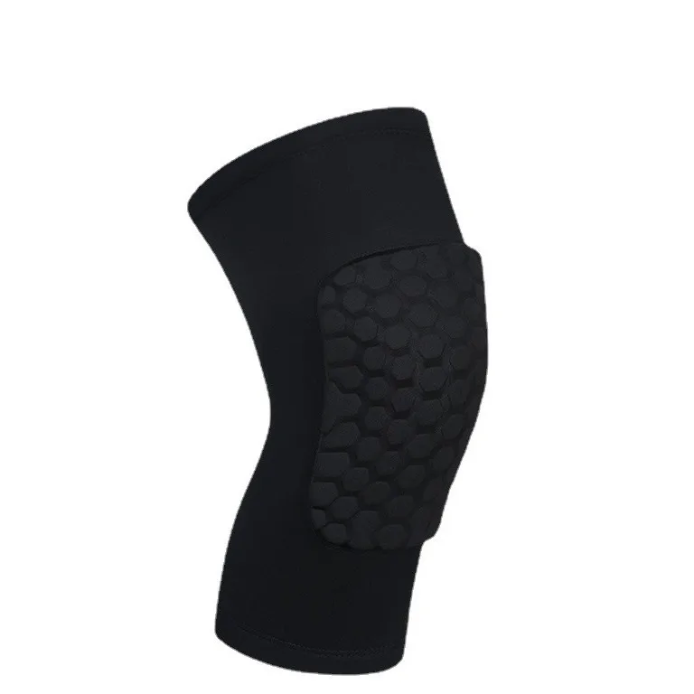 Protective Compression Silicone Basketball Volleyball Honeycomb Anti Collision Knee Support Knee Pads