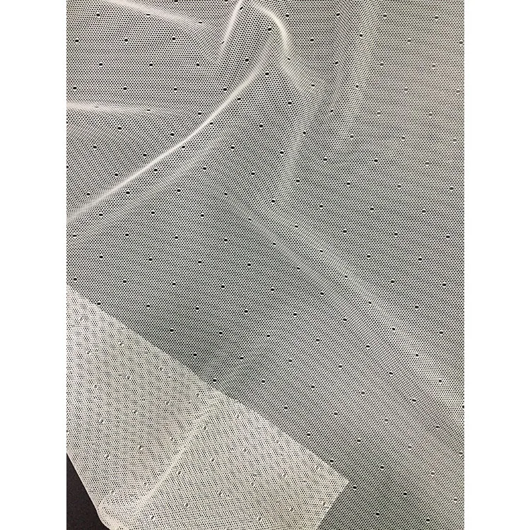 150cm nylon and spandex stretch dots soft mesh net lace fabric 5 yards