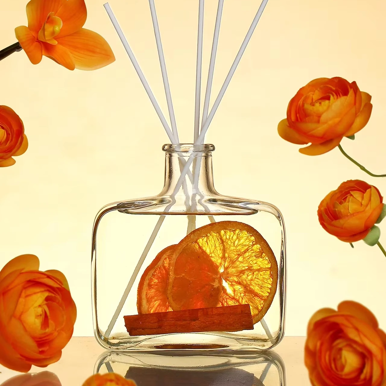 100ml200ml300ml500ml wholesale custom fragrance jar clear essential Oil refill bottle for aroma reed diffuser bottle