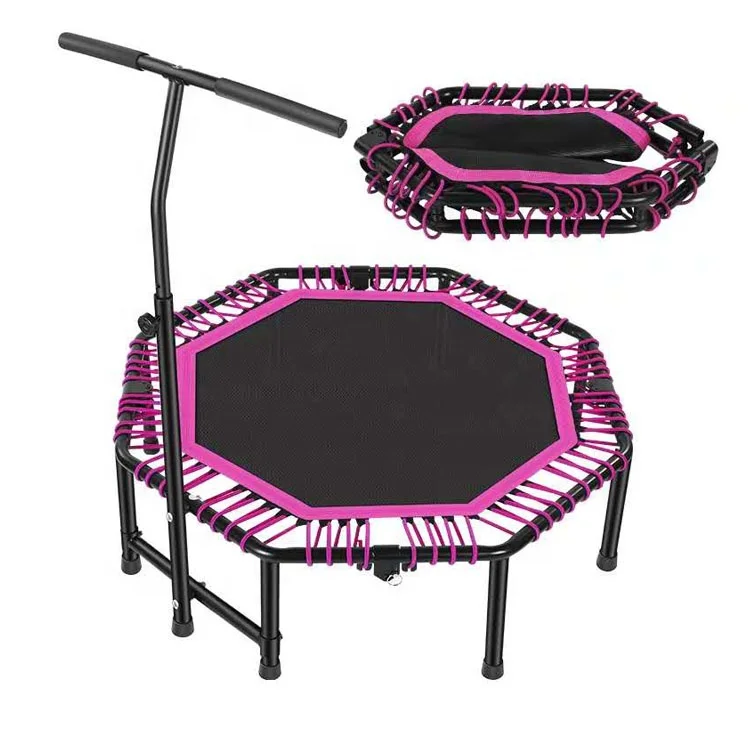 
High quality China hot sale outdoor mini folding and with armrest exercise trampoline for children 