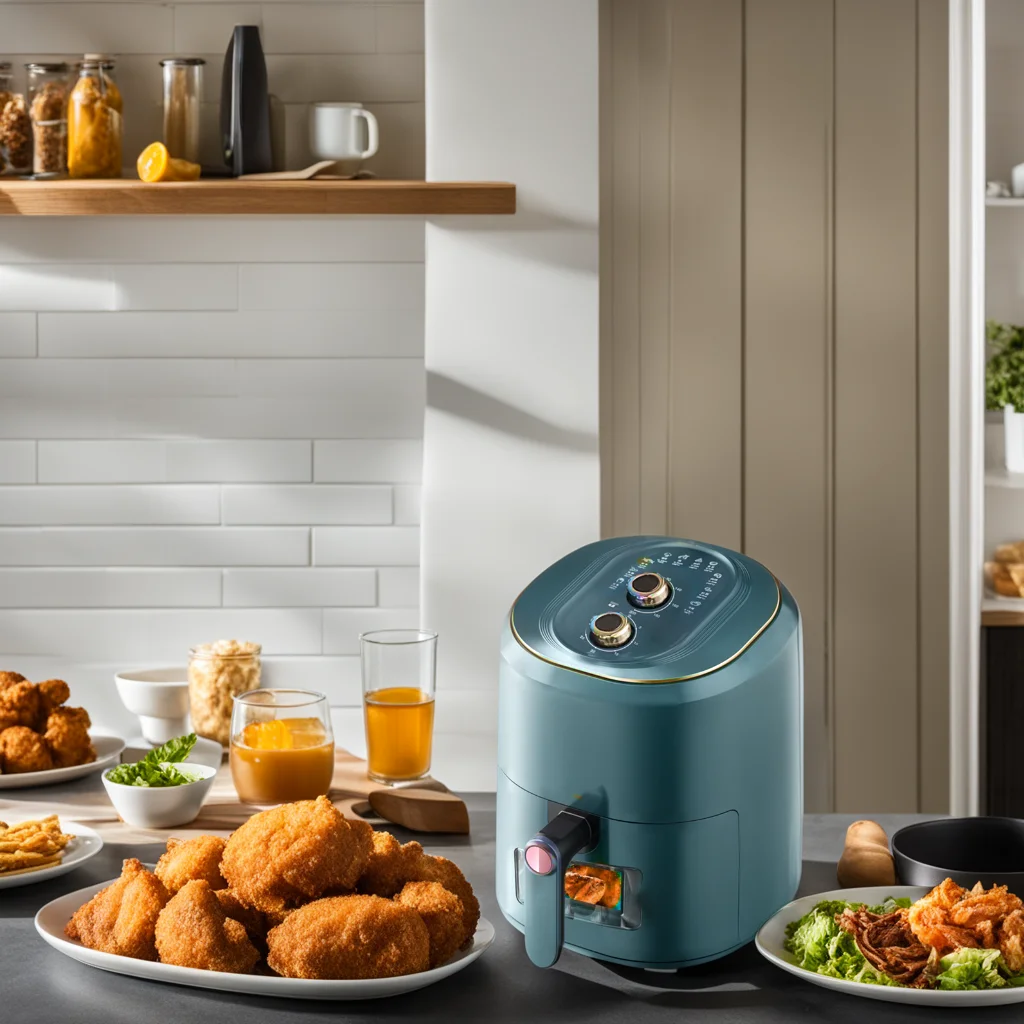 Air Fryer Powerful 1400W Easy to Cook 80-200F Temp Fry Force 360 Technology cooks food quickly