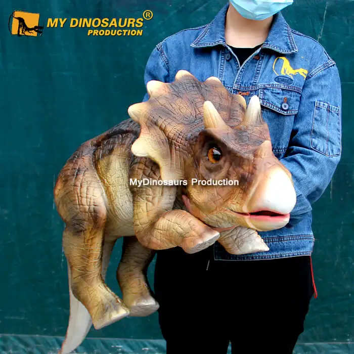 MY DINO DP117 Christmas Gift Dinosaur Hand Puppet Toy
