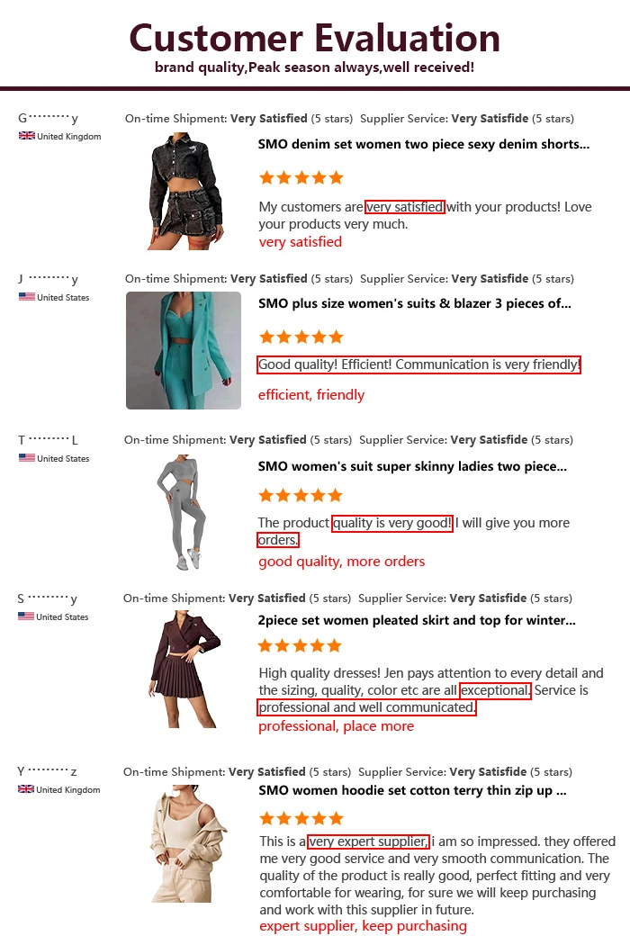 SMO Lake Blue New Trend Clothes Women Luxury Women Suits Ladies blazer Suit Two Pieces