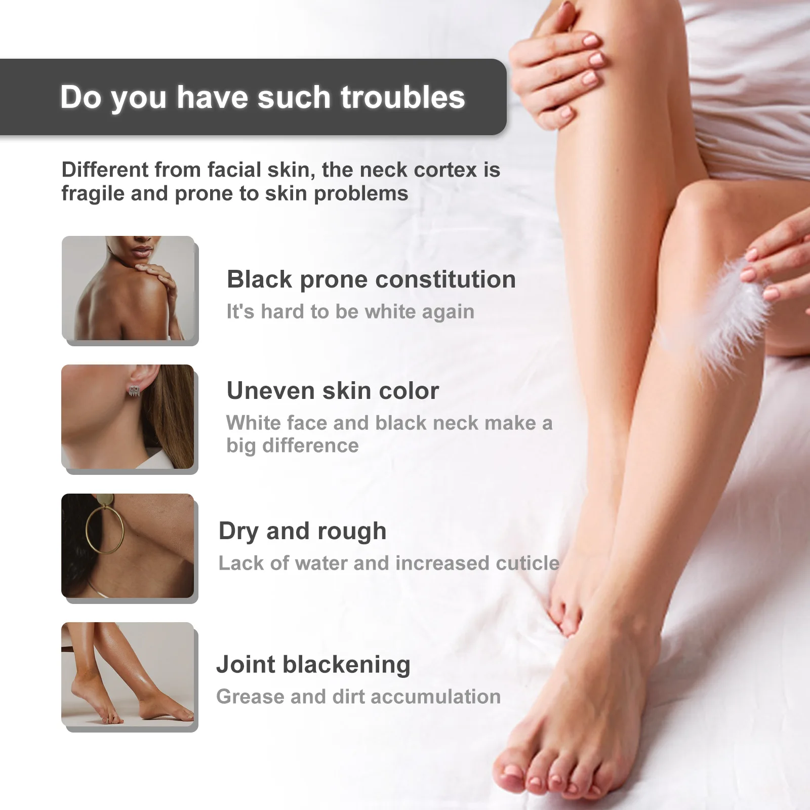 Hot Sale 7 Days Efficient Black Skin Effective Whitening Face Body Snow Bleach White Bleaching Cream