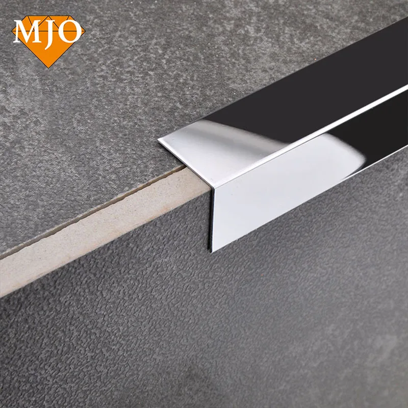 Foshan Supplier MJO Stainless Steel Tile Trim Corners Wall Corner Guards For Protection 304/316 Metal Tile Trim