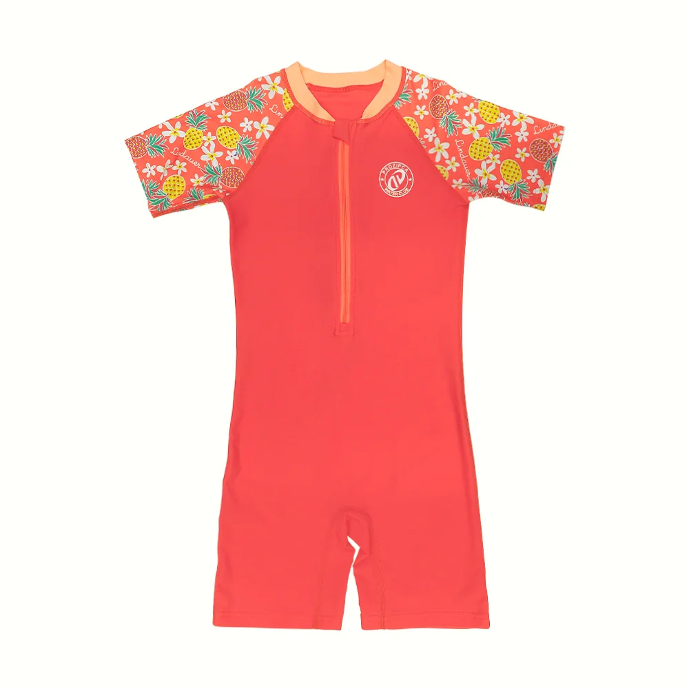 Детский слитный купальник с принтом