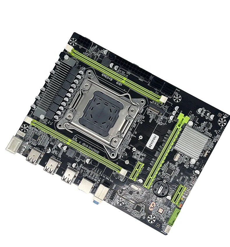 KEYIYOU x79 motherboard kit with lga2011 Set LGA 2011 V1 V2 with Xeon E5 2670 V2 And 32GB DDR3 ECC REG RAM kit Support m.2