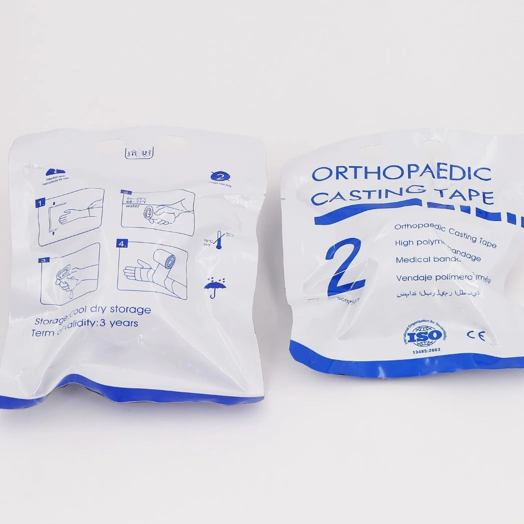 Medmount Good Breathing Self-adhesive White/Blue/Green/Yellow/Pink Polyester/Fiberglass 4yd Orthopedic Casting Tape with CE/ISO