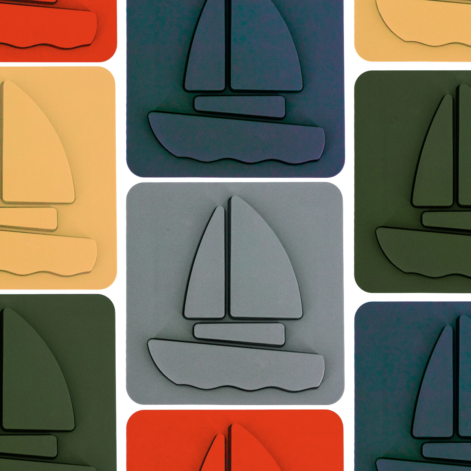 Термостойкая силиконовая игрушка-пазл в форме вертолета, для детей