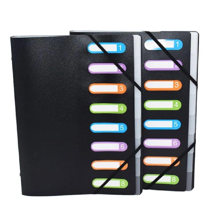 Папка с индексом, новый дизайн, классификация, информационный пакет, тестовая бумага для студентов