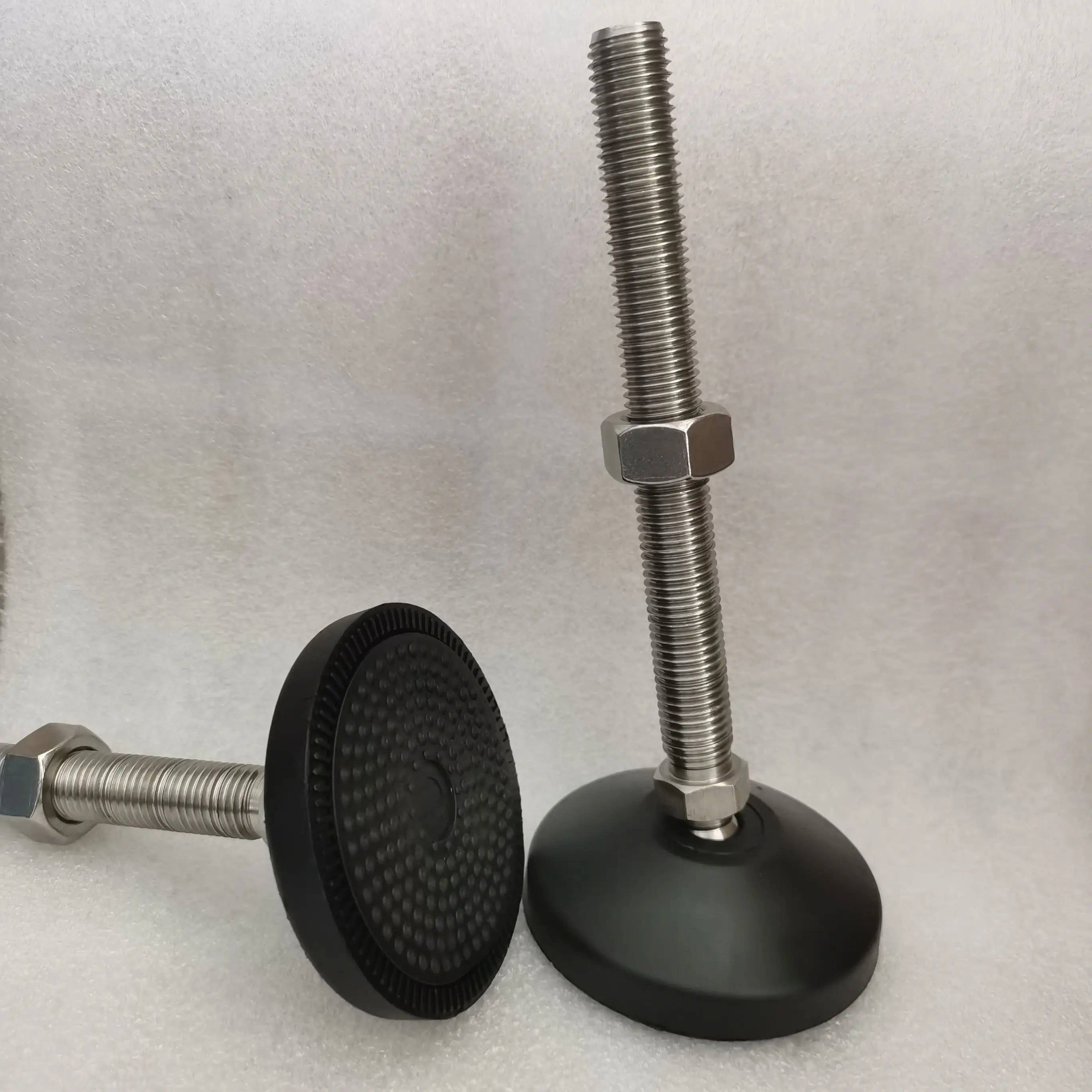 Qingdao ZR Customized sizes Heavy duty stainless steel 304 metal foot swivel screw adjustable leveling mount adjustable feet