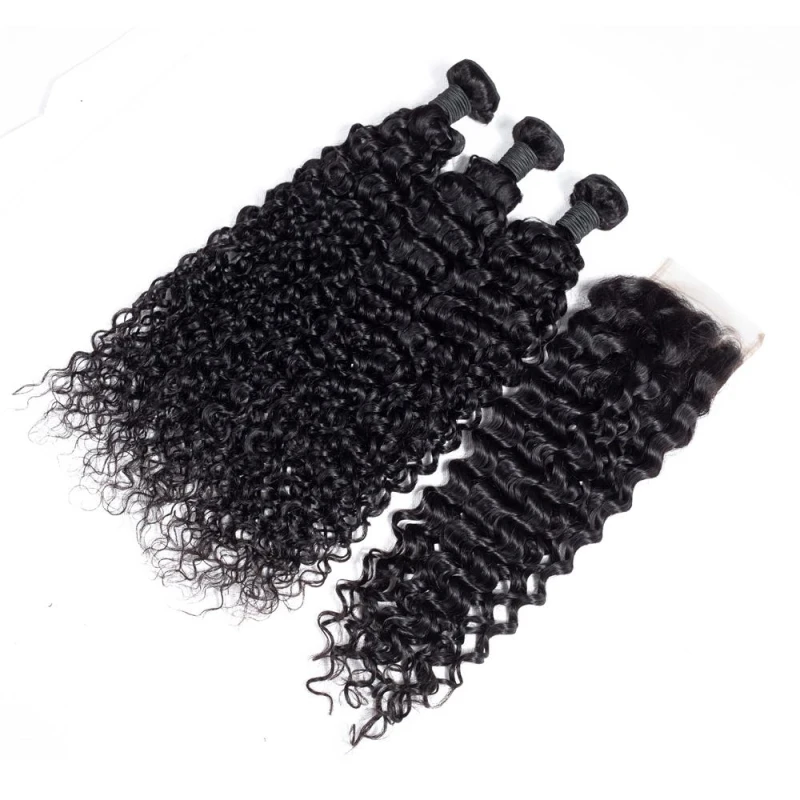 
10A grade human hair weave bundles and closure cuticle aligned virgin hair dropshipping to Global human hair extention 