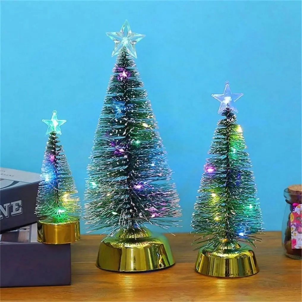 Party Decoration Christmas Tree Room Small Night Lamp Led Modeling Lights