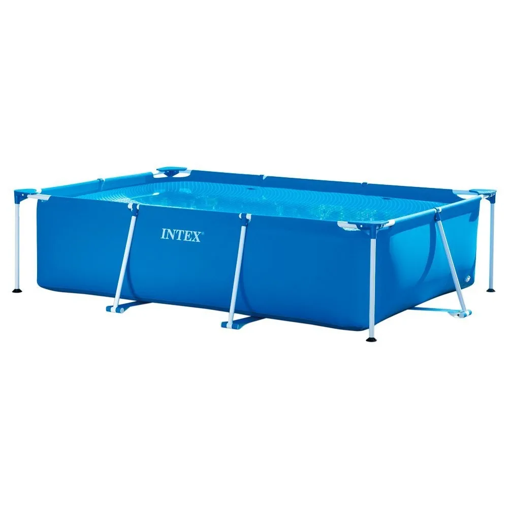 INTEX 28272 3m rectangular metal plastic swimming pool piscine gonflable