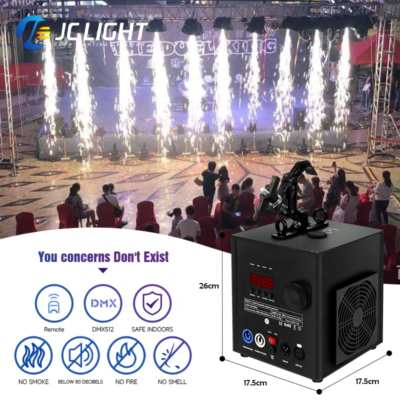 Холодный Пиро фейерверк машина со специальным эффектом фонтан сверкающий аппарат 600 Вт холодная искровая машина для свадебной вечеринки