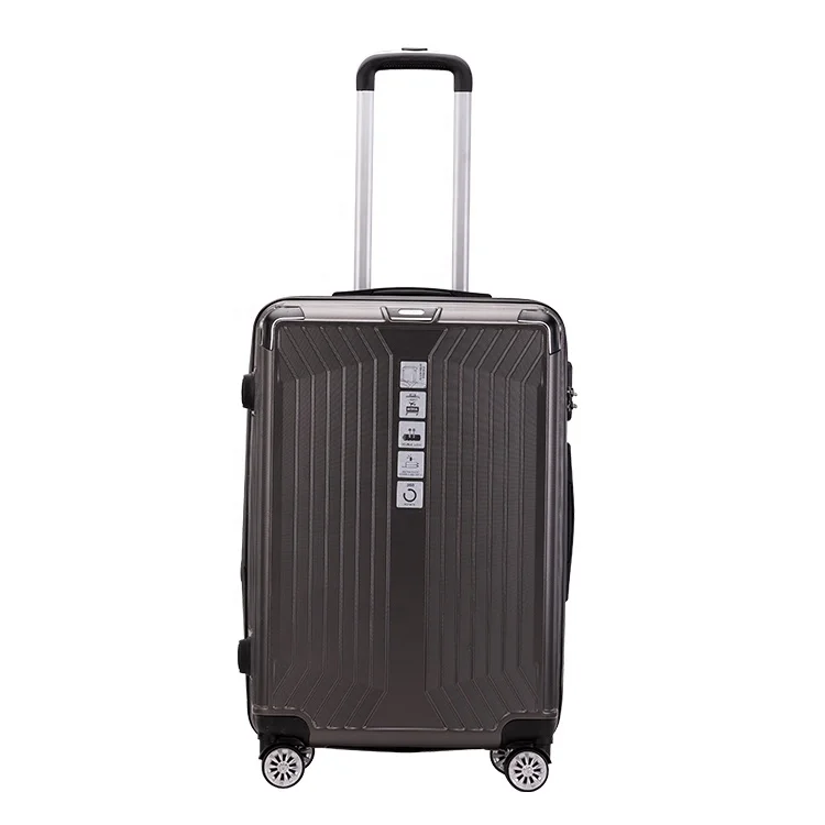 Custom 3 pcs abs suitcase 20' 24' 28' travelling bags spinner luggage sets