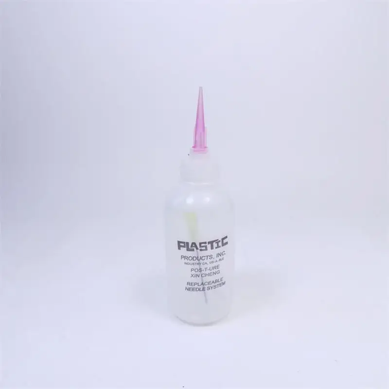 50ml plastic bottle and high-viscosity tapered all-plastic TT tipped needle