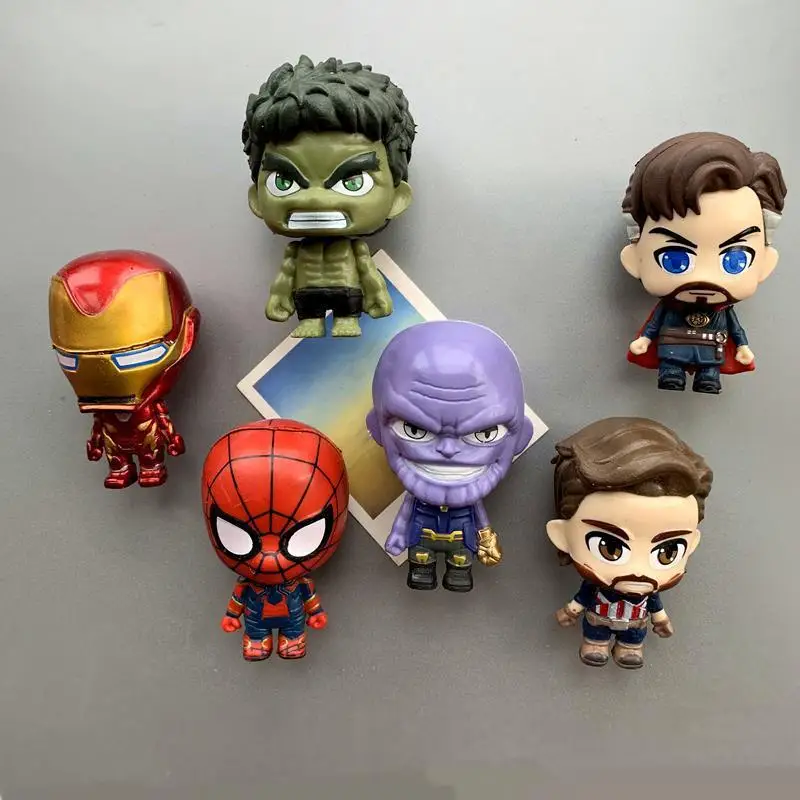 Factory Wholesale PVC Figure Fridge 3D design Anime Character Figure