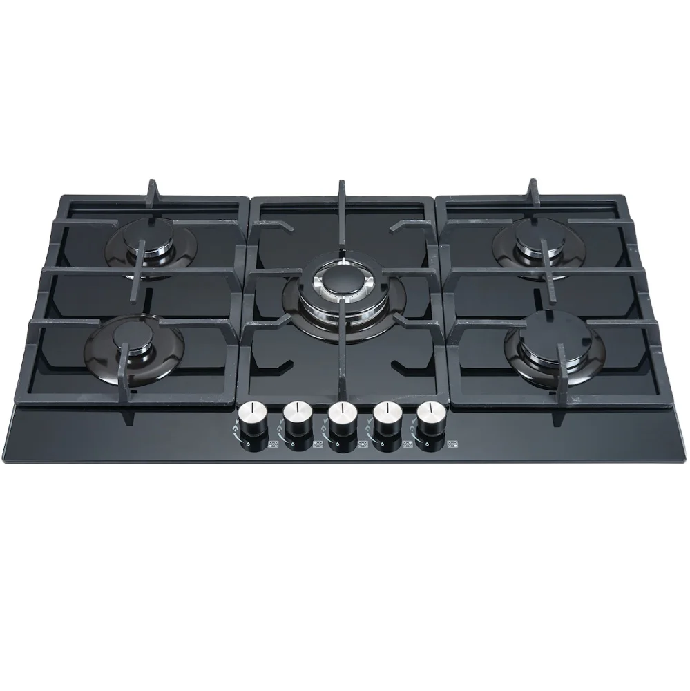 Built-In RV Gas Stove Car Hotel Garage Outdoor Household Cooking Electric Vehicle Marine Vessels-Durable Iron Glass Ceramic